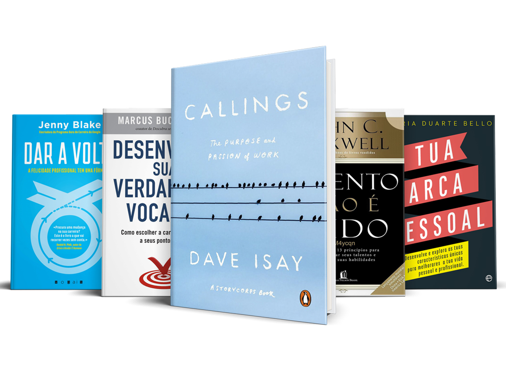Biblioteca: Estes livros ajudam-na a descobrir a sua paixão Callings_red