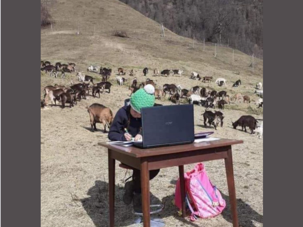 Fiammetta Melis - a escola no meio das cabras, Itália