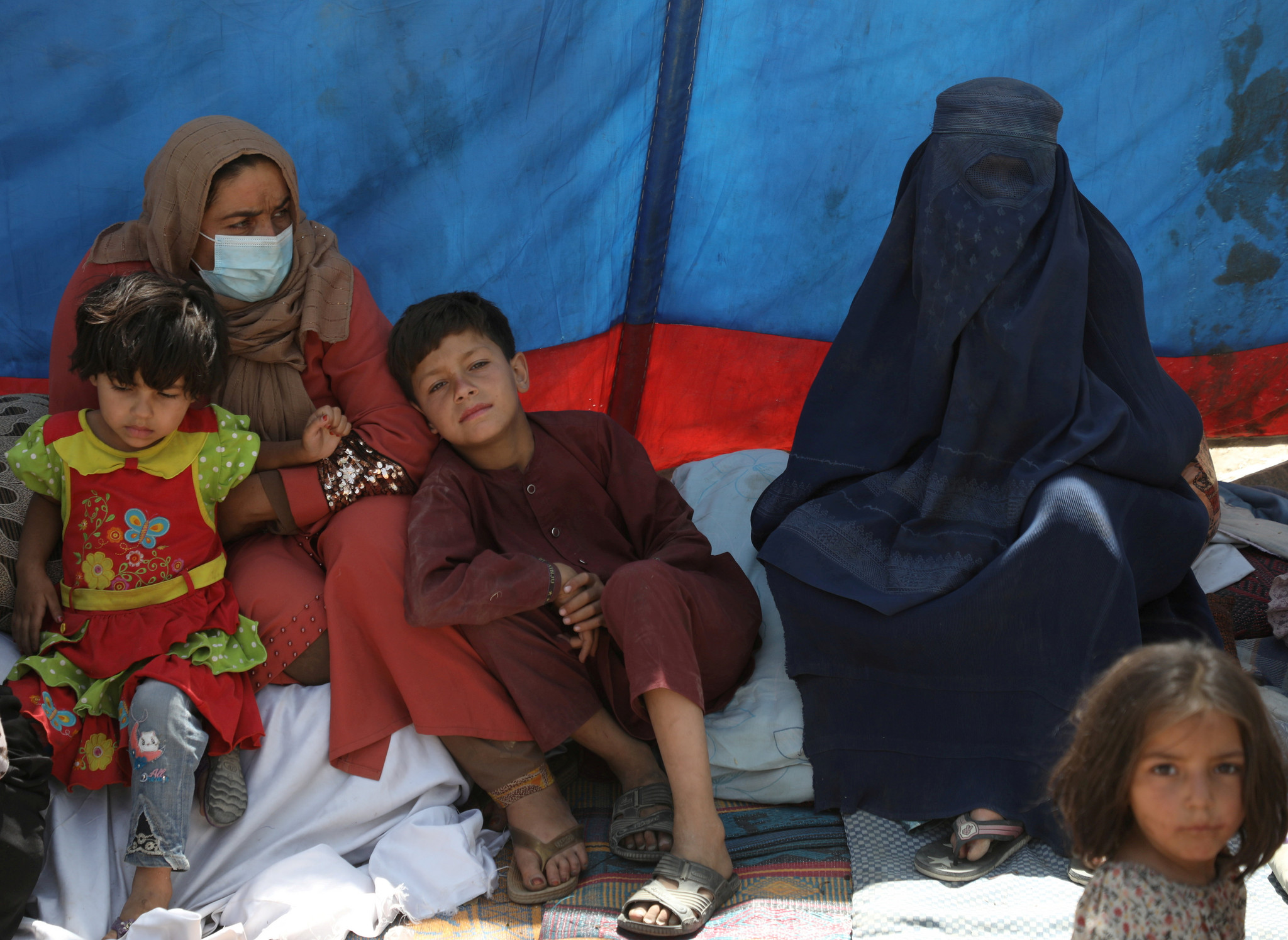 Mulheres vítimas no Afeganistão